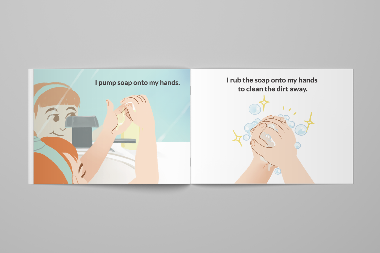 learning to wash hands children's book my skills books