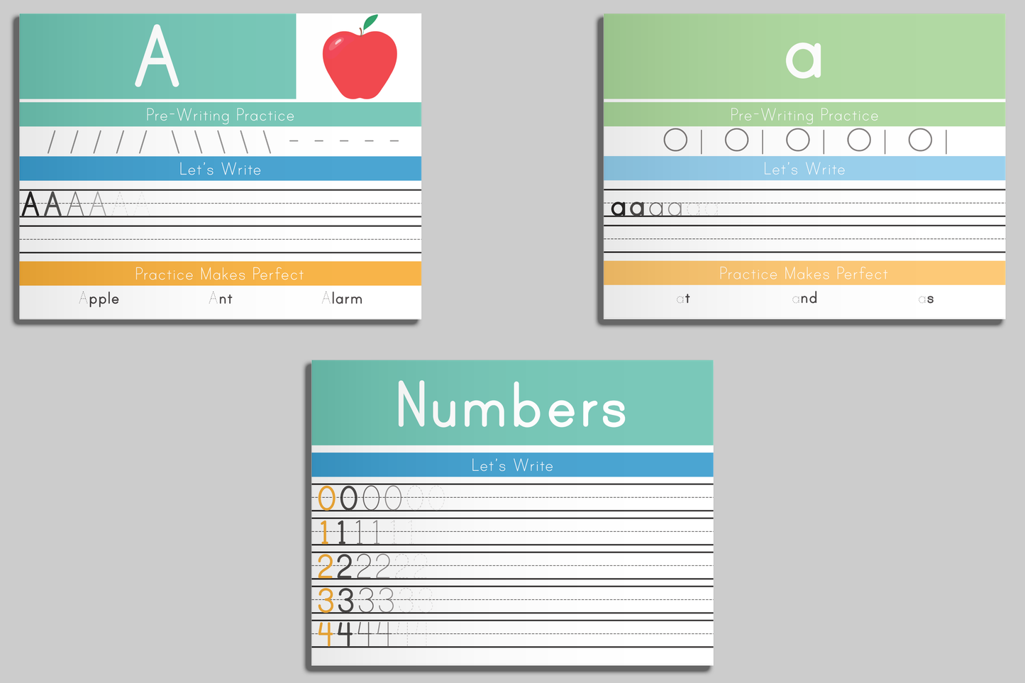 handwriting letter and number tracing workbook from my skills books