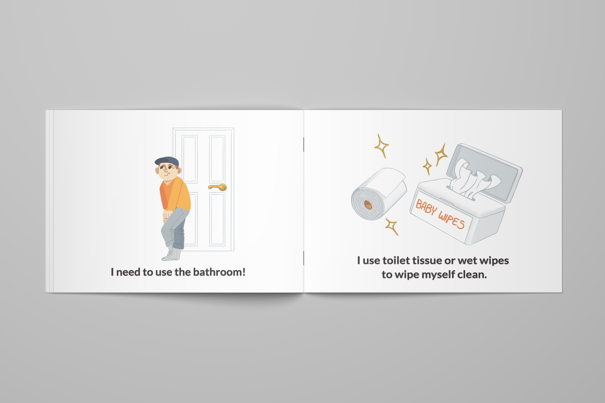 potty training or toileting training book about using the bathroom a children's book my skills books