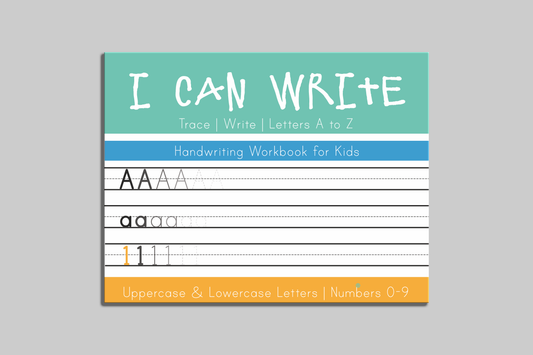 handwriting letter and number tracing workbook from my skills books