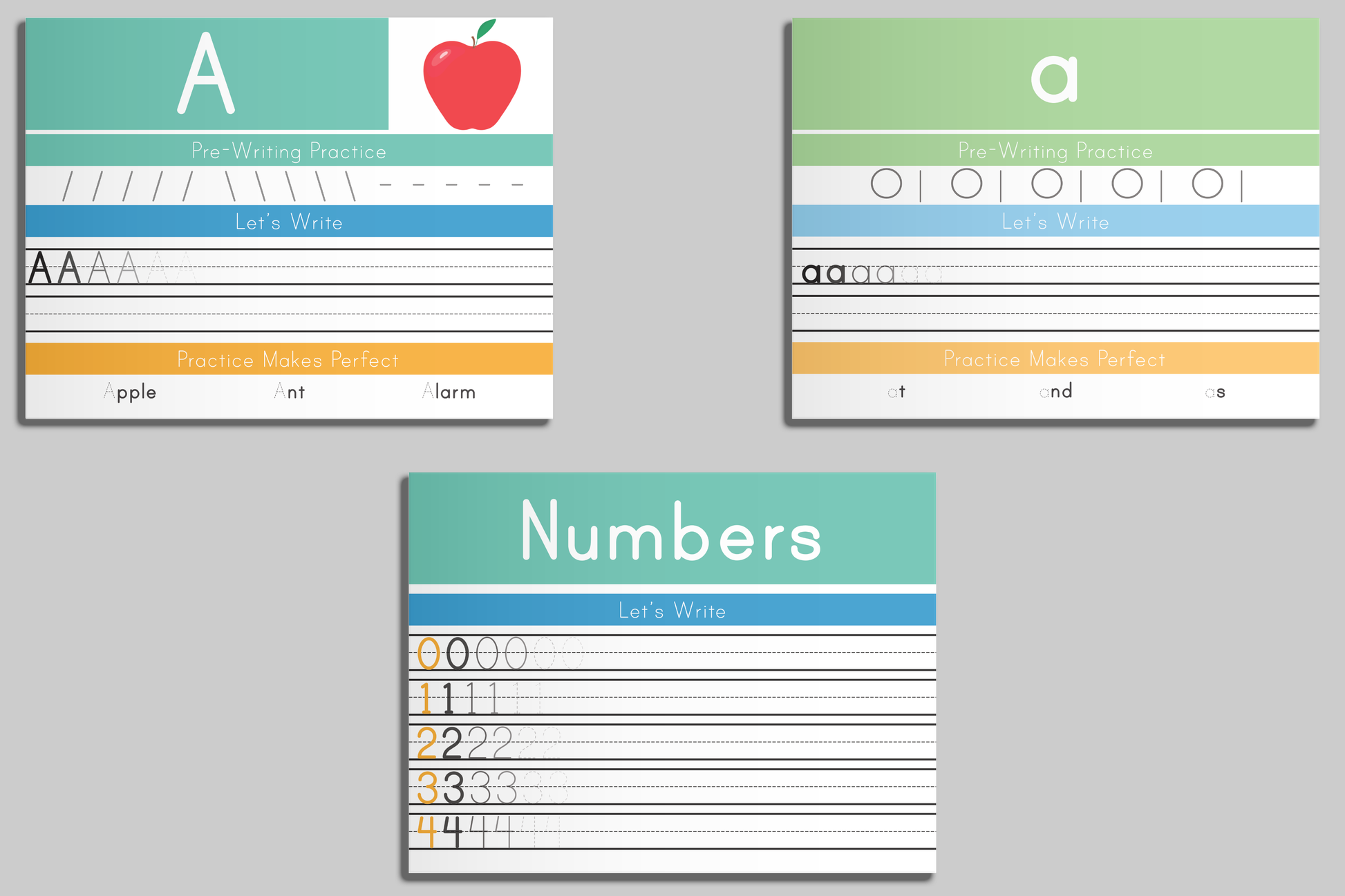 handwriting letter and number tracing workbook from my skills books
