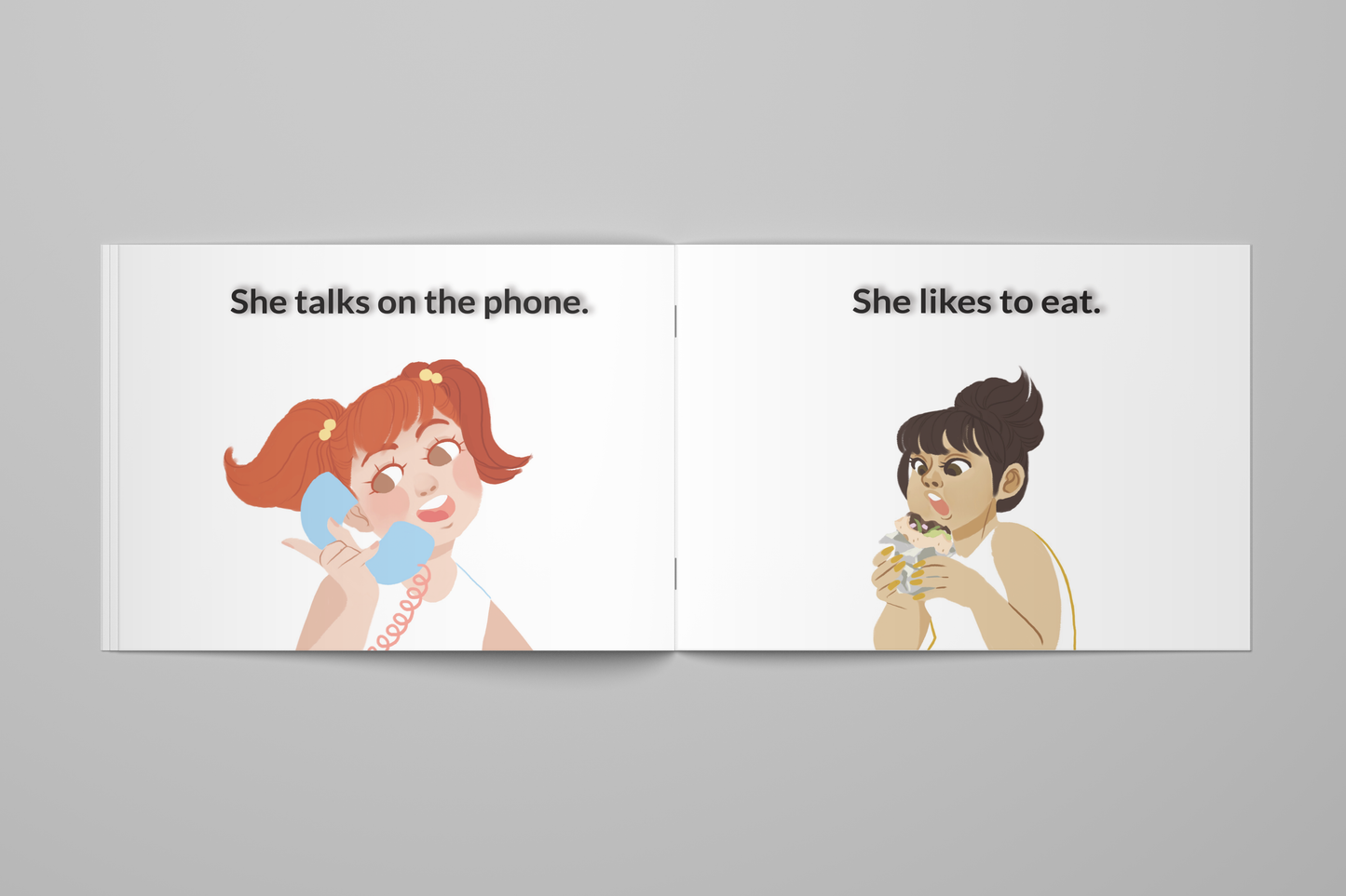 action identification children's book